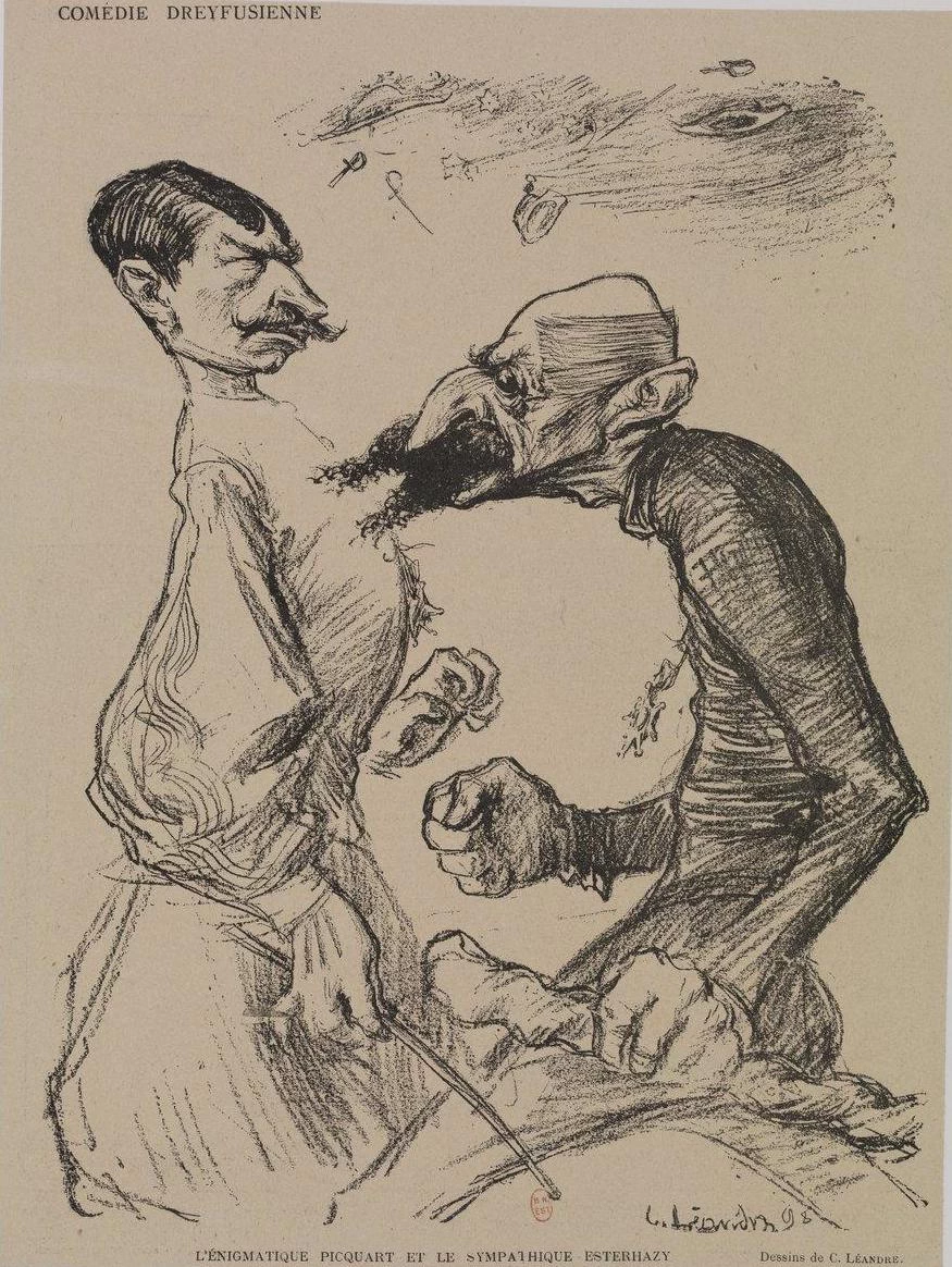 Charles Léandre - Esterhazy e Picquart